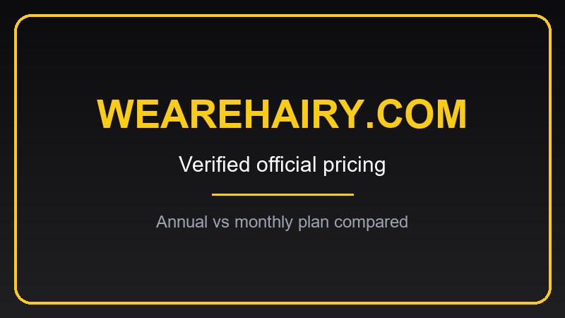 WeAreHairy.com discount – verified official pricing